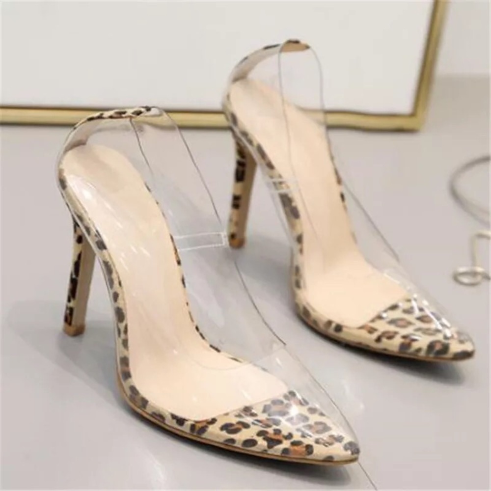 ❤️SOLD❤️Transparent Leopard Pumps - Picture 8 of 9